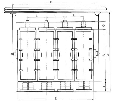 High square Plansifter drawing